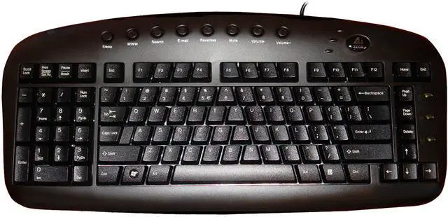 Main image of Ergoguys KBS-29BLK Black USB Wired Left Handed Keyboard