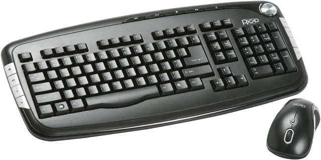 Main image of Pixxo KA-75W1 103 Normal Keys 2.4GHz Wireless Ergonomic Keyboard and Laser Mouse