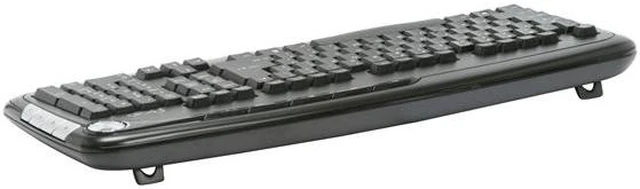 Alt view image 3 of 8 - Pixxo KA-75W1 103 Normal Keys 2.4GHz Wireless Ergonomic Keyboard and Laser Mouse