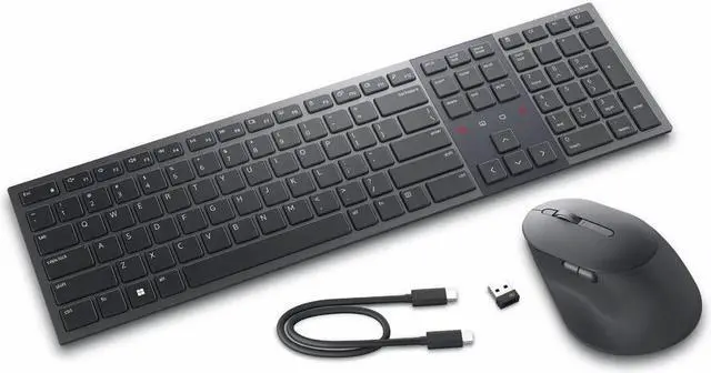 Alt view image 2 of 5 - Dell Premier KM900 Keyboard and Mouse  - Graphite  KM900-GR-US