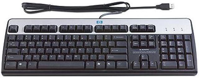 Alt view image 2 of 2 - HP DT528A#ABA Black&Silver USB Wired Standard Keyboard