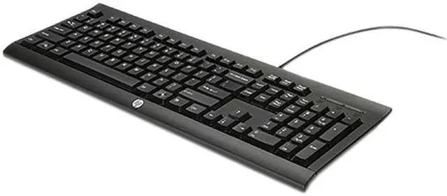 Alt view image 2 of 2 - HP K1500 H3C52AA#ABA Black USB 2.0 Wired Standard Keyboard