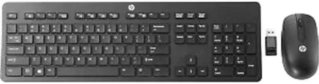 Main image of HP Slim Wireless Keyboard and Mouse T6L04AA