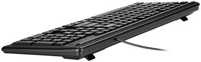 Alt view image 3 of 7 - HP Keyboard 100 2UN30AA#ABL Black USB Wired Standard Keyboard