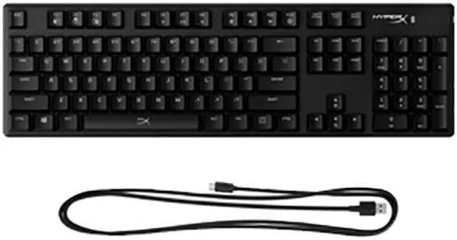 Alt view image 4 of 9 - HyperX 4P5N9AA Alloy Origins Mechanical Gaming Keyboard - HX Aqua (US Layout)