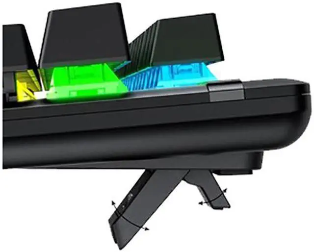 Alt view image 5 of 9 - HyperX 4P5N9AA Alloy Origins Mechanical Gaming Keyboard - HX Aqua (US Layout)