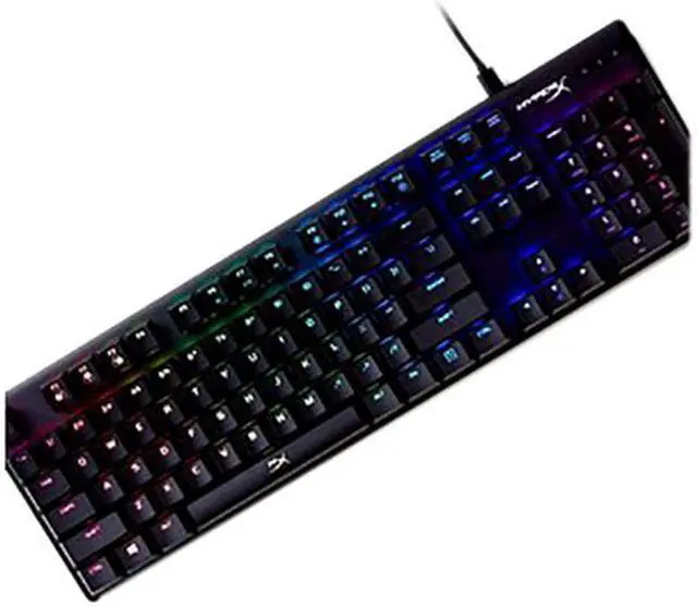 Alt view image 8 of 9 - HyperX 4P5N9AA Alloy Origins Mechanical Gaming Keyboard - HX Aqua (US Layout)