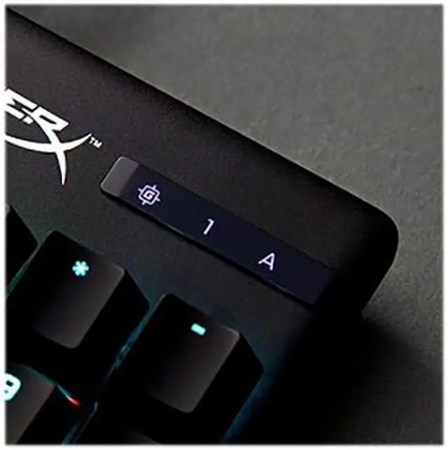 Alt view image 9 of 9 - HyperX 4P5N9AA Alloy Origins Mechanical Gaming Keyboard - HX Aqua (US Layout)