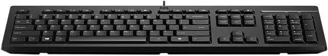 Alt view image 2 of 4 - HP 125 Wired Keyboard, Canada - French Localization 266C9AA#ABC Black USB Wired Keyboard
