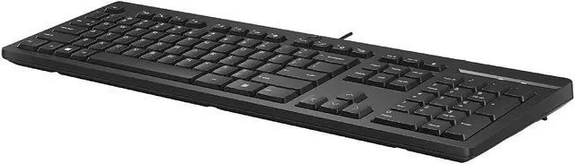Alt view image 3 of 4 - HP 125 Wired Keyboard, Canada - French Localization 266C9AA#ABC Black USB Wired Keyboard