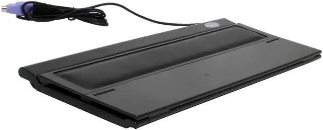 Alt view image 2 of 4 - AVS Gear PK-205 Black 104 Normal Keys 5 Function Keys USB or PS/2 Wired Slim X-Slim Multimedia Keyboard with Convertible Cover