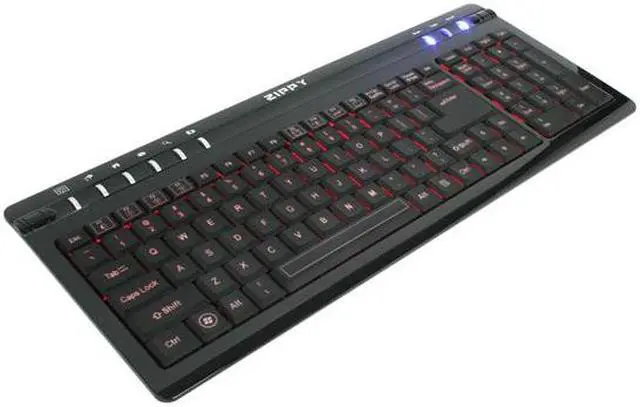 Main image of Zippy BL-741 USB V.2.0 512 Color Gradation Illuminated Backlight Keyboard
