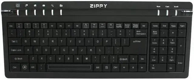 Alt view image 2 of 4 - Zippy BL-741 USB V.2.0 512 Color Gradation Illuminated Backlight Keyboard