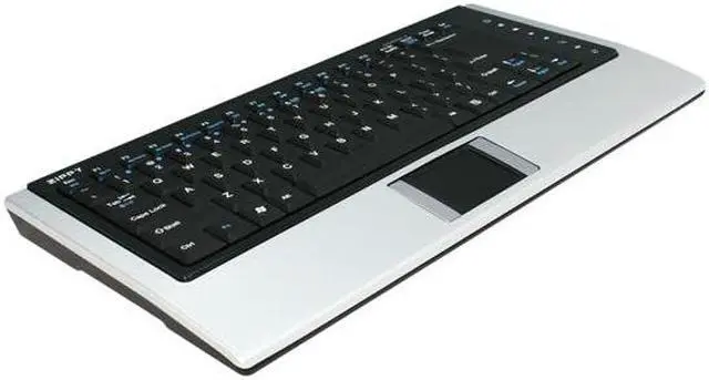 Main image of ZIPPY BT-637 Black&Silver Bluetooth Wireless Mini Keyboard