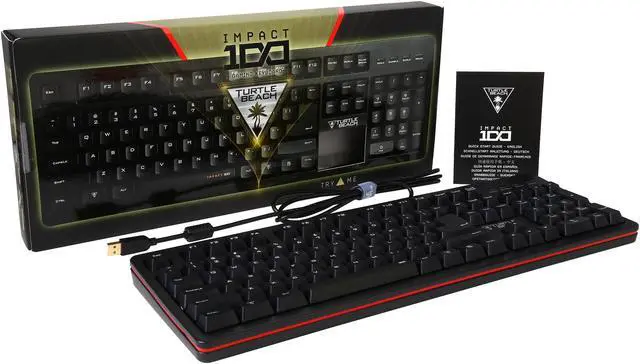 Alt view image 5 of 5 - Turtle Beach IMPACT 100 Gaming Keyboard