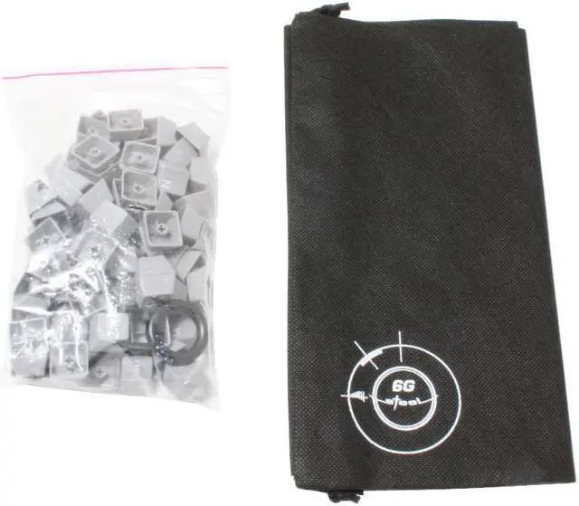 Alt view image 3 of 8 - SteelSeries SteelKeys 6G US Black 104 Normal Keys USB or PS/2 Standard Keyboard - OEM