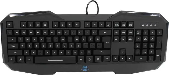 Alt view image 2 of 4 - AULA LED Illuminated Ergonomic USB Multimedia Backlight Backlit Gaming Keyboard