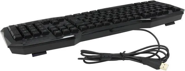 Alt view image 3 of 4 - AULA LED Illuminated Ergonomic USB Multimedia Backlight Backlit Gaming Keyboard