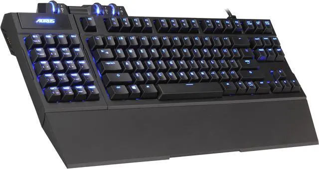Main image of AORUS Thunder K7 Cherry Red Mechanical Keyboard with Detachable Macro Pads Blue Back-lit