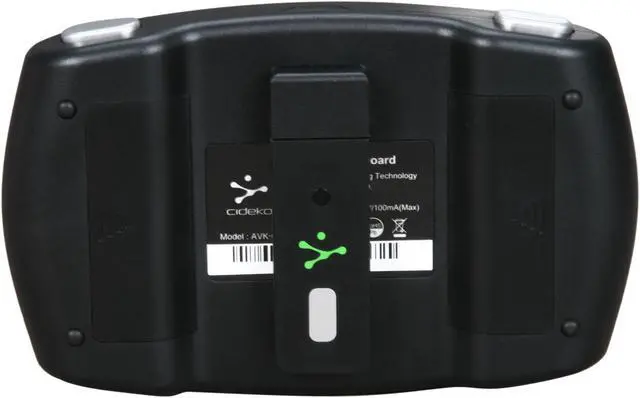 Alt view image 5 of 6 - Cideko AVK-02-915 Black RF Wireless Mini Keyboard
