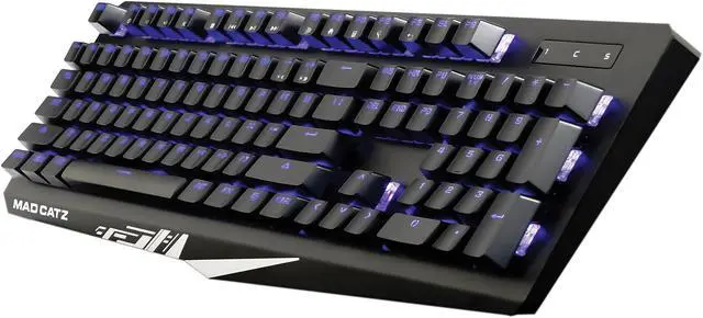 Alt view image 3 of 3 - Mad Catz The Authentic S.T.R.I.K.E. 4 Mechanical Gaming Keyboard