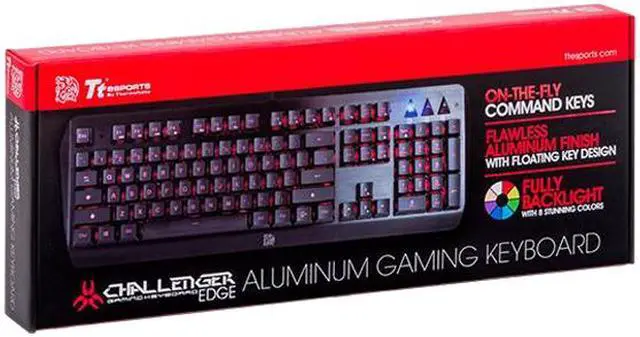 Alt view image 7 of 7 - Tt eSPORTS CHALLENGER Edge Keyboard