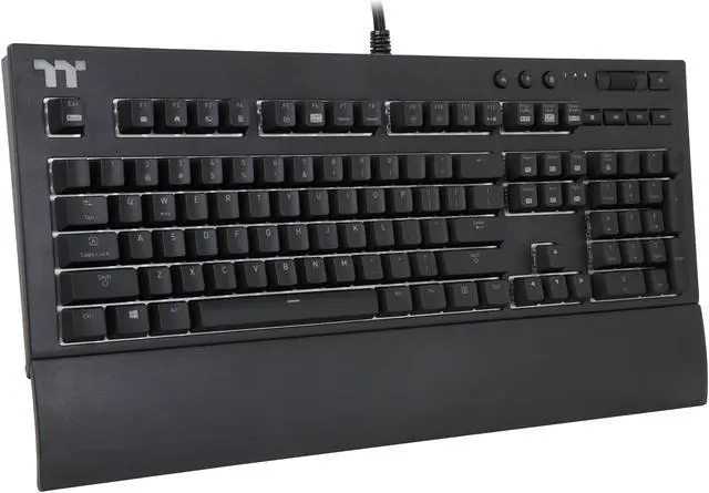 Alt view image 2 of 7 - Thermaltake TT Premium X1 RGB Cherry MX Blue Keyboard