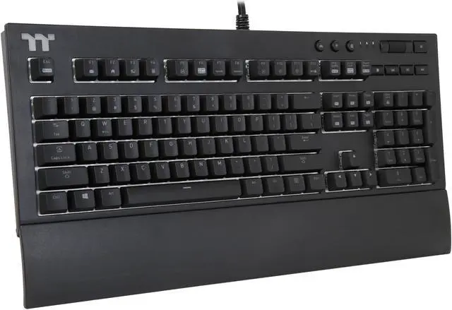 Alt view image 2 of 7 - Thermaltake TT Premium X1 RGB Cherry MX Sliver Keyboard