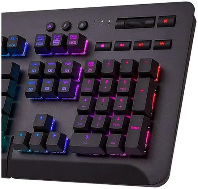 Alt view image 4 of 6 - Thermaltake Level 20 GT RGB Razer Green Gaming Keyboard
