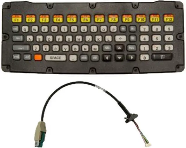 Main image of Zebra KYBD-QW-VC80-S-1 USB Keyboard QWERTY with 22 cm cable for VC80/VC80x Vehicle-Mounted Computers
