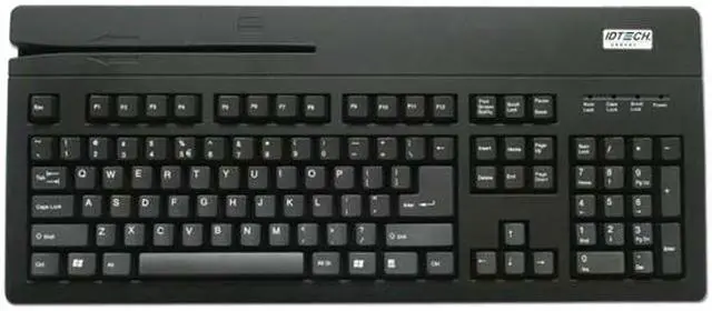 Main image of ID Tech IDKA-233112B Versakey Compact POS Keyboard with MagStripe Reader