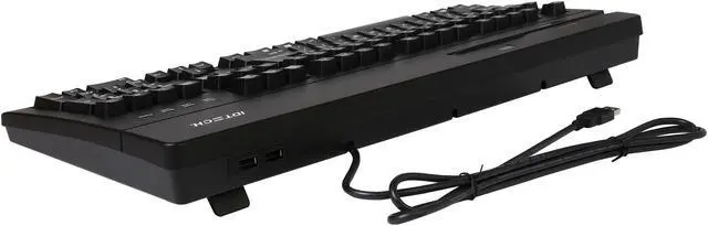 Alt view image 3 of 5 - ID Tech IDKA-234112B Versakey Compact POS Keyboard with MagStripe Reader