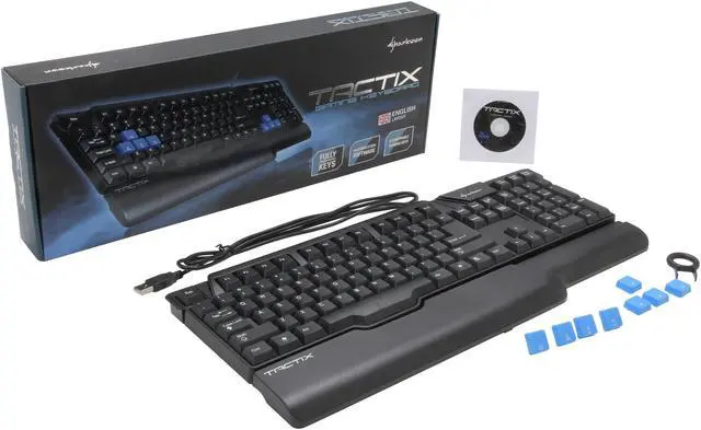 Alt view image 4 of 4 - SHARKOON 000SKTK Tactix Keyboard