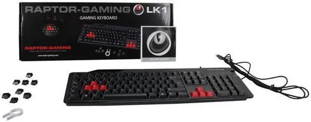 Alt view image 4 of 4 - Raptor Gaming LK1 Keyboard