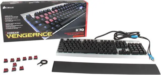 Alt view image 11 of 11 - Corsair CH-9000019-NA Vengeance K70 Mechanical Keyboard