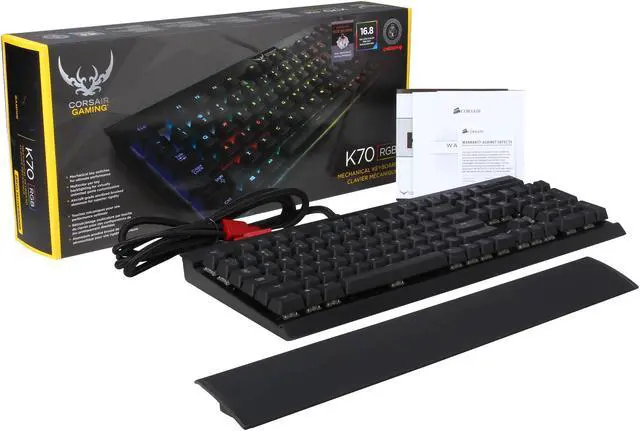 Alt view image 5 of 5 - Corsair Gaming K70 RGB Mechanical Gaming Keyboard - Cherry MX Brown Switches