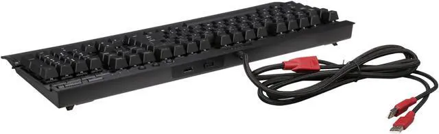 Alt view image 5 of 6 - Corsair Certified CH-9000011-NA K70 Vengeance Mechanical Gaming Keyboard, Cherry MX Red, Red LED Backlit