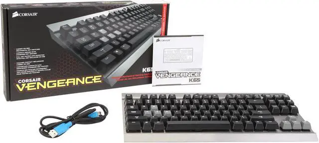 Alt view image 4 of 4 - Corsair Certified CH-9000040-NA K65 Vengeance Mechanical Gaming Keyboard, Cherry MX Red