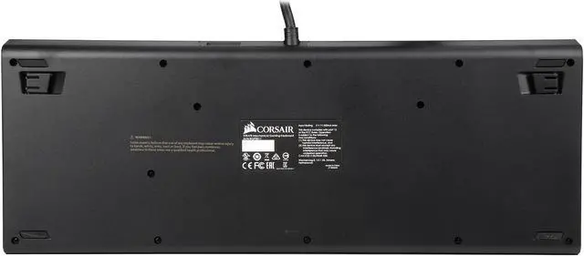 Alt view image 5 of 5 - Corsair Gaming STRAFE Mechanical Gaming Keyboard - Cherry MX Red