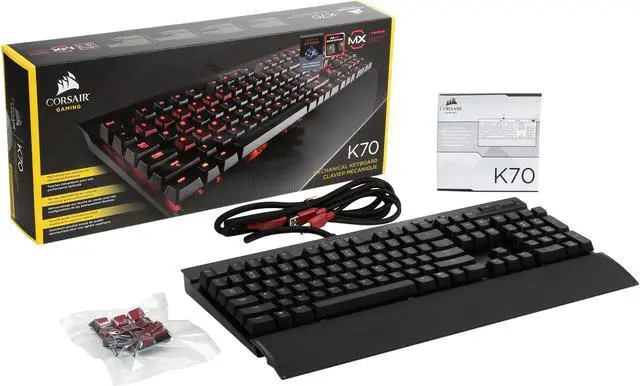Alt view image 5 of 5 - Corsair Gaming K70 Mechanical Gaming Keyboard - Cherry MX Brown