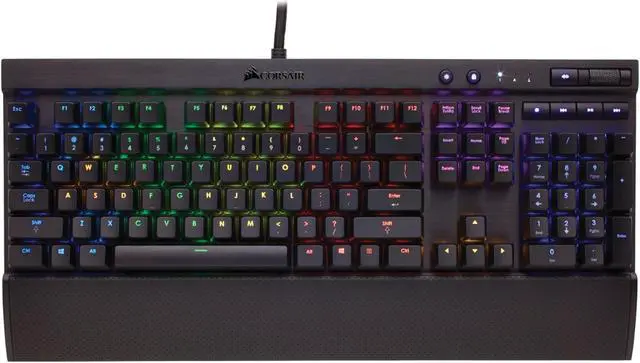 Main image of Corsair Gaming K70 RGB Mechanical Gaming Keyboard, Aircraft-grade Aluminum, Backlit Multicolor LED - Cherry MX Red