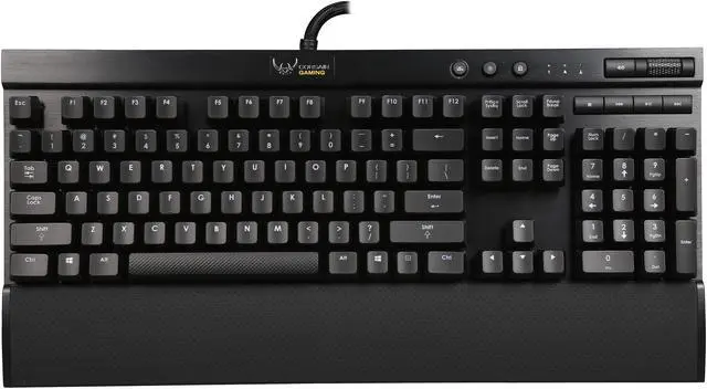 Alt view image 2 of 5 - Corsair Certified CH-9000085-NA K70 Mechanical Gaming Keyboard, Cherry MX Red, Blue LED Backlit