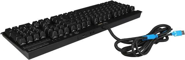 Alt view image 3 of 5 - Corsair Certified CH-9000085-NA K70 Mechanical Gaming Keyboard, Cherry MX Red, Blue LED Backlit