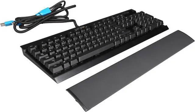 Alt view image 4 of 5 - Corsair Certified CH-9000085-NA K70 Mechanical Gaming Keyboard, Cherry MX Red, Blue LED Backlit