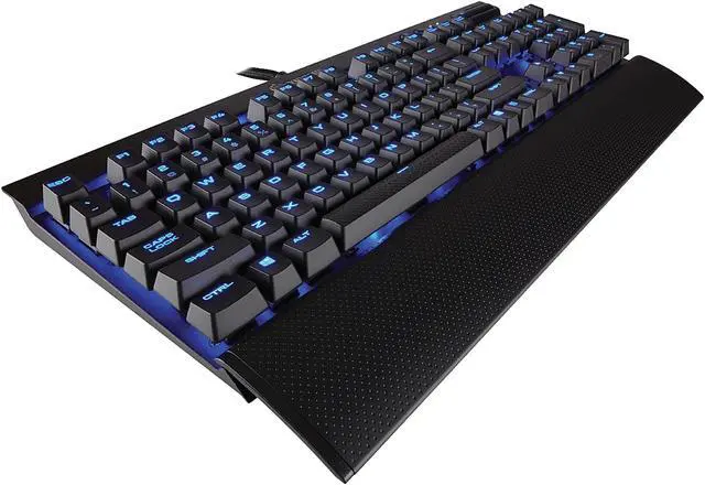 Alt view image 2 of 4 - Corsair Gaming K70 LUX Mechanical Keyboard Backlit BLUE LED Cherry MX Red (CH-9101030-NA)