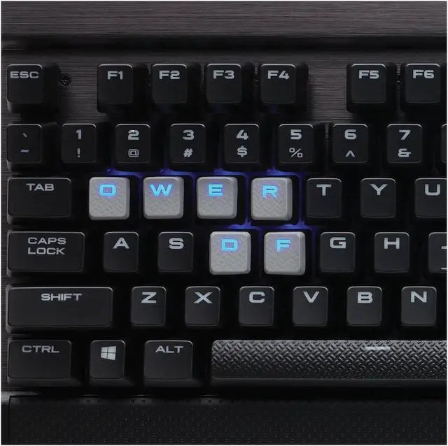 Alt view image 4 of 4 - Corsair Gaming K70 LUX Mechanical Keyboard Backlit BLUE LED Cherry MX Red (CH-9101030-NA)
