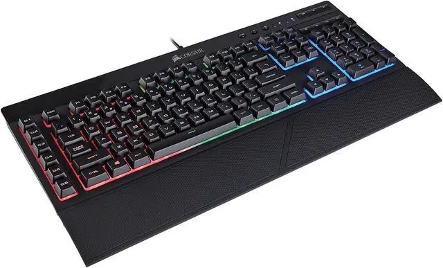 Alt view image 9 of 12 - Corsair Gaming K55 RGB Keyboard, Backlit RGB LED