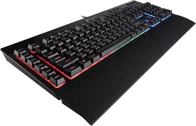 Alt view image 10 of 12 - Corsair Gaming K55 RGB Keyboard, Backlit RGB LED