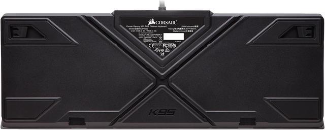 Alt view image 11 of 16 - Corsair K95 RGB PLATINUM Mechanical Gaming Keyboard, Cherry MX Speed, Backlit RGB LED, Gunmetal
