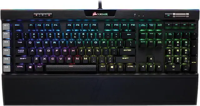 Alt view image 14 of 19 - Corsair K95 RGB PLATINUM Mechanical Gaming Keyboard, Cherry MX Brown, Backlit RGB LED, Black